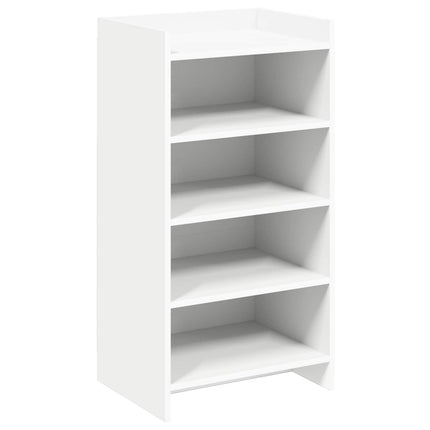 Sko skab med opbevaring Hvid 48 x 36 x 92 cm Konstrueret træ
