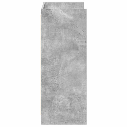 Sko skab Betongrå 48 x 36 x 92 cm Konstrueret træ