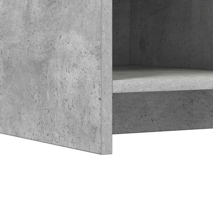 Sko skab Betongrå 85 x 39,5 x 70 cm Konstrueret træ