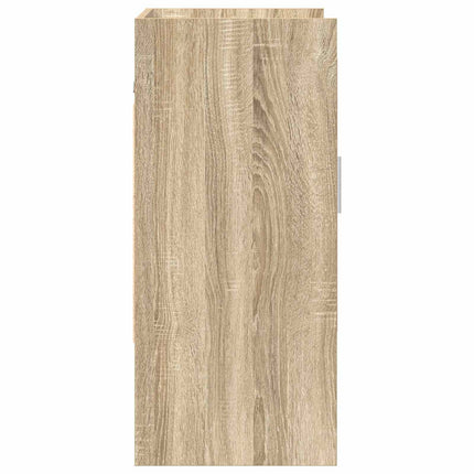 Væghylde Vægmonteret Sonoma-eg 80 x 36 x 80 cm Konstrueret træ