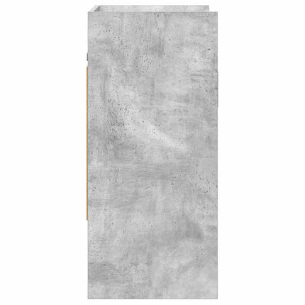 Væghylde Vægmonteret Betongrå 80 x 36 x 80 cm Konstrueret træ