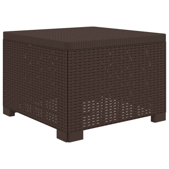 1-personers Havemøbelsofa Rattan Look PP Brun
