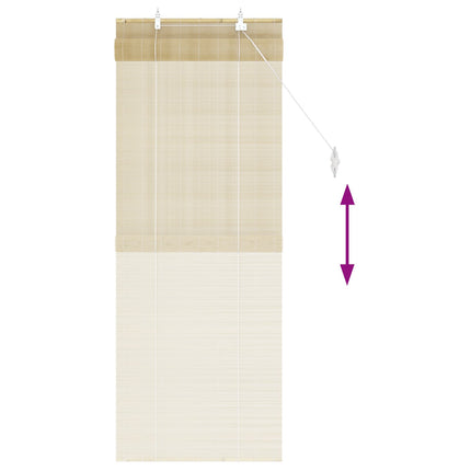 Rullegardin Naturfarvet 40 x 160 cm Bambus