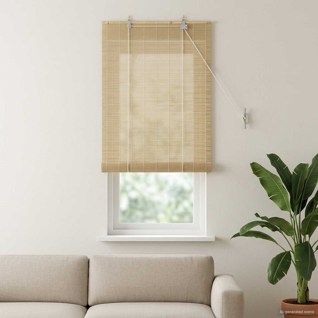 Rullegardin Naturfarvet 60 x 160 cm Bambus