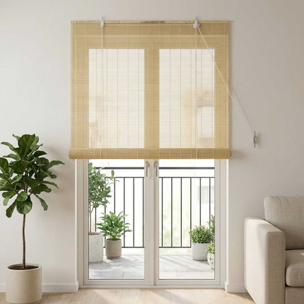 Rullegardin Naturfarvet 90 x 220 cm Bambus