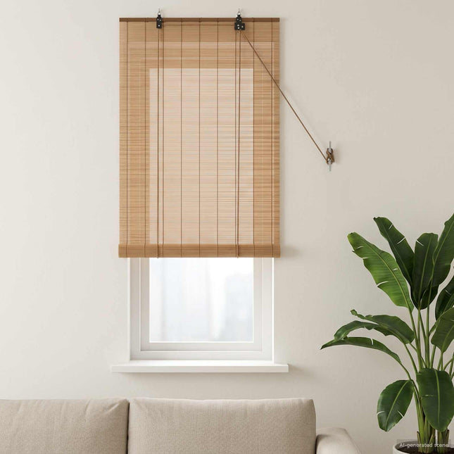 Rullegardin Brun 60 x 160 cm Bambus