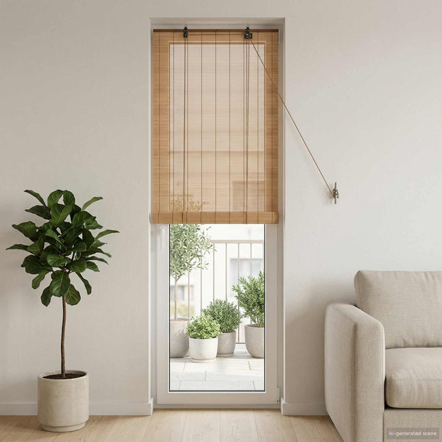 Rullegardin Brun 60 x 220 cm Bambus
