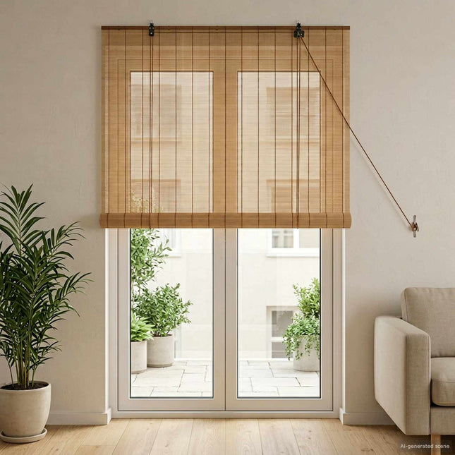 Rullegardin Brun 90 x 220 cm Bambus