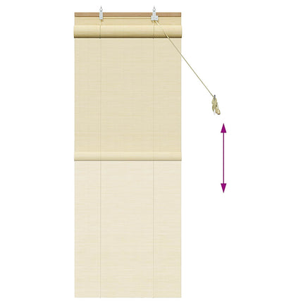 Rullegardin Naturfarvet 40 x 160 cm Bambus