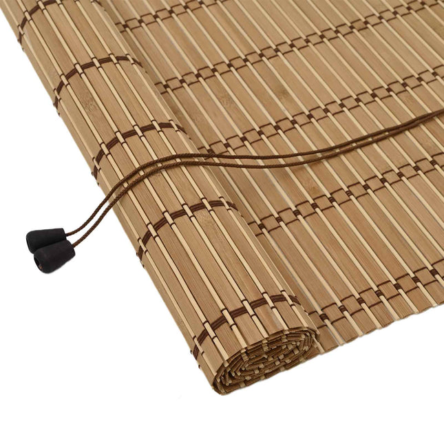 Rullegardin Naturlig og Brun 40 x 220 cm Bambus