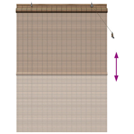 Rullegardin Brun 130 x 220 cm Bambus