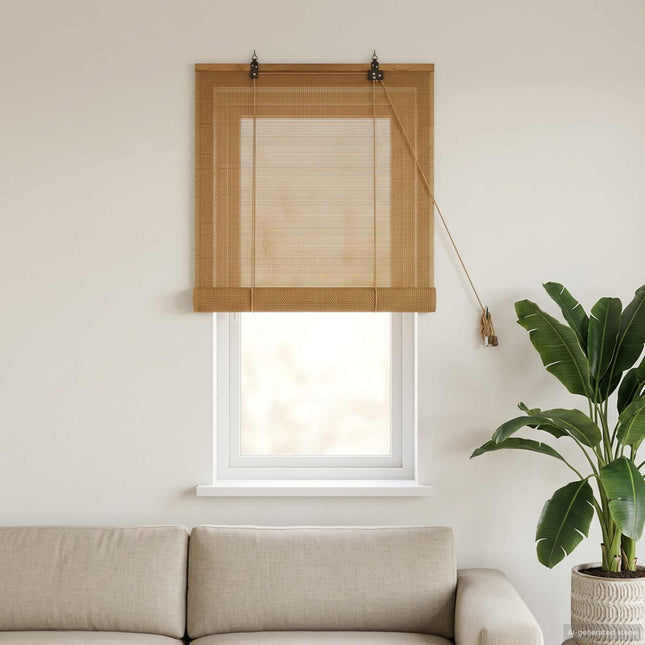 Rullegardin Brun 40 x 160 cm Bambus