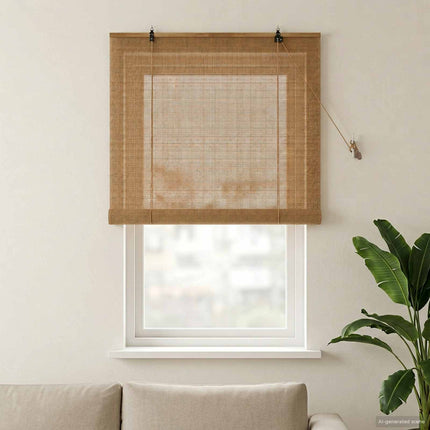 Rullegardin Brun 120 x 160 cm Bambus