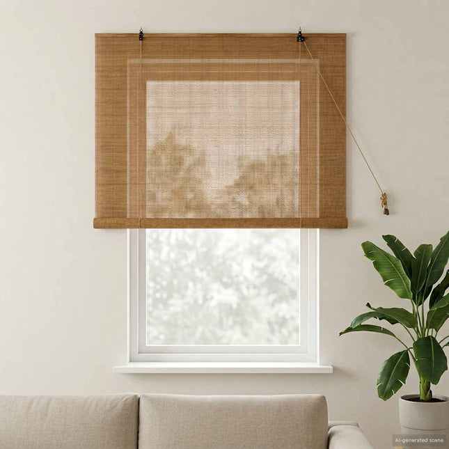 Rullegardin Brun 140 x 160 cm Bambus