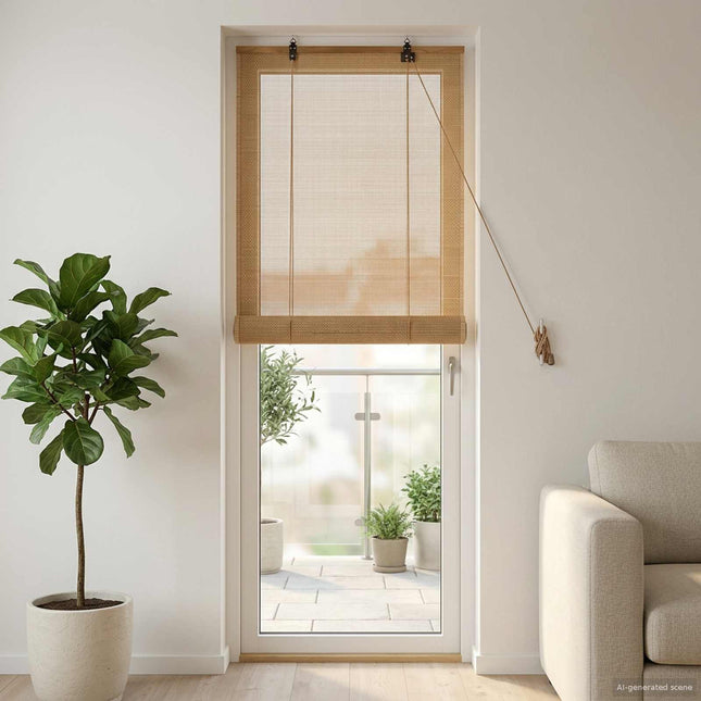 Rullegardin Brun 40 x 220 cm Bambus