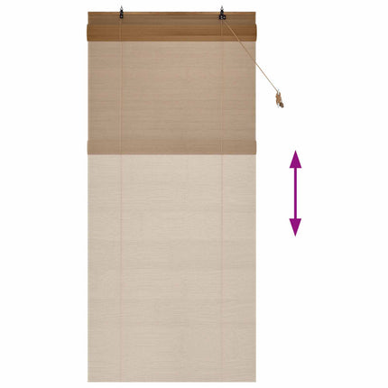 Rullegardin Brun 90 x 220 cm Bambus