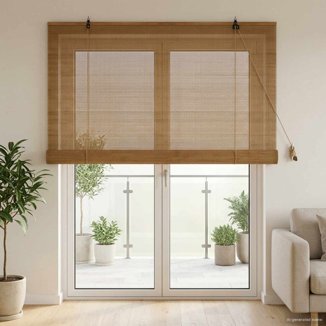 Rullegardin Brun 130 x 220 cm Bambus
