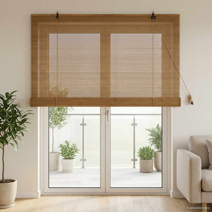 Rullegardin Brun 140 x 220 cm Bambus