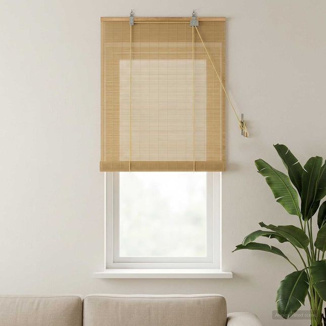 Rullegardin Naturfarvet 50 x 160 cm Bambus