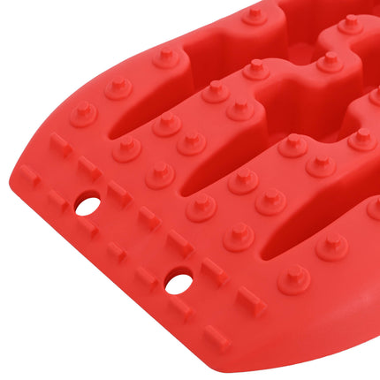 Traction Board 2 pcs Rød 106 x 30,5 x 7 cm Forstærket nylon
