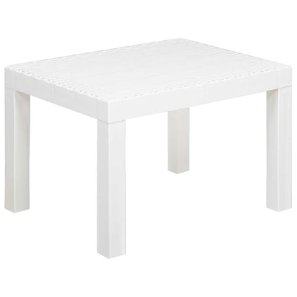 Lounge sæt med pude 3 pcs Hvid PP