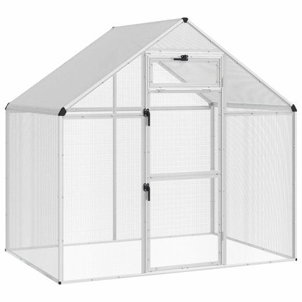Fuglebur Sølv 181,5 x 110,5 x 173,5 cm Svejset Trådnet