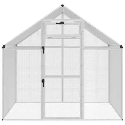 Fuglebur Sølv 181,5 x 110,5 x 173,5 cm Svejset Trådnet