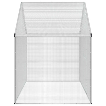 Fuglebur Sølv 181,5 x 110,5 x 173,5 cm Svejset Trådnet
