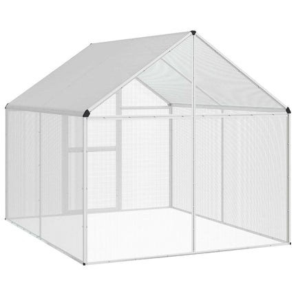 Fuglebur Sølv 181,5 x 221 x 173,5 cm Svejset Trådnet