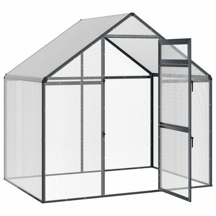 Fuglebur Antracit 181,5 x 110,5 x 173,5 cm Svejset Trådnet
