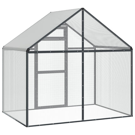 Fuglebur Antracit 181,5 x 110,5 x 173,5 cm Svejset Trådnet