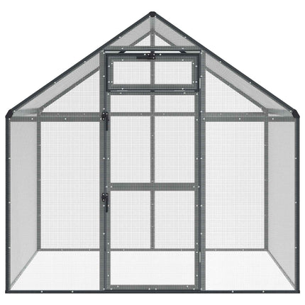 Fuglebur Antracit 181,5 x 110,5 x 173,5 cm Svejset Trådnet