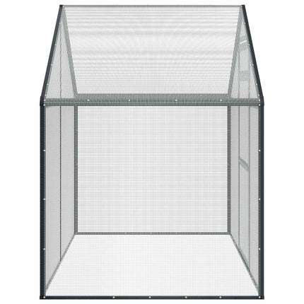 Fuglebur Antracit 181,5 x 110,5 x 173,5 cm Svejset Trådnet