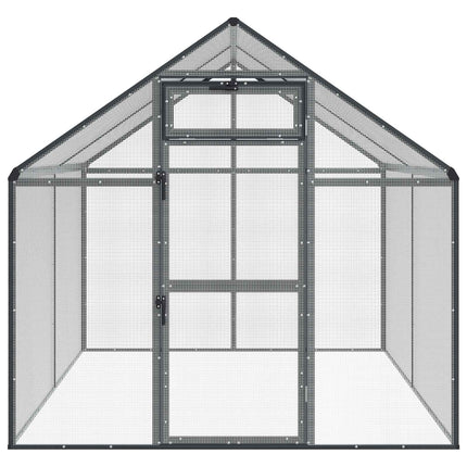 Fuglebur Antracit 181,5 x 221 x 173,5 cm Svejset Trådnet