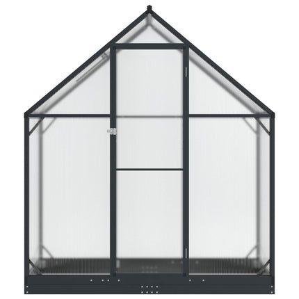 Have Drivhus med dør med lås Antracit 183,5 x 63,5 x 207 cm