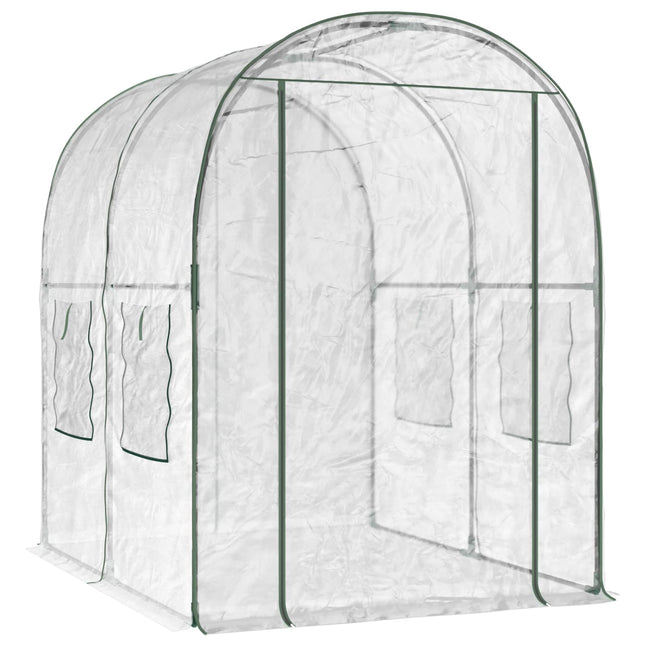 Drivhus med ramme 160 x 200 x 192,5 cm PVC Transparent