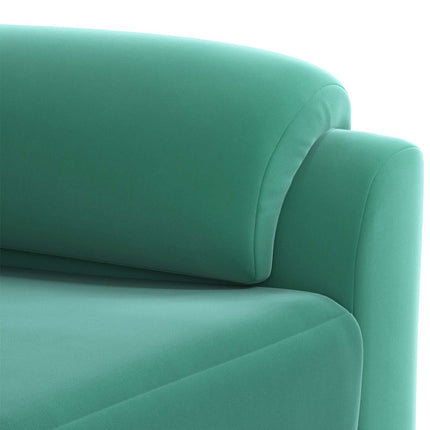 Sofa Sæt 2 pcs Turkis Fløjl