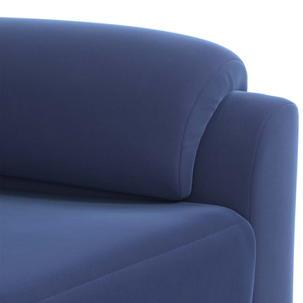 Sofa Sæt 2 pcs Politi blå Fløjl