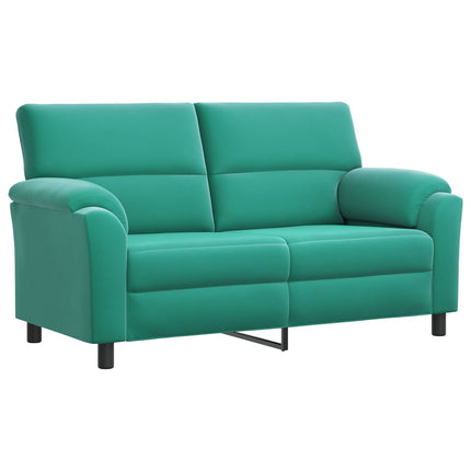Sofa Sæt 2 pcs Turkis Fløjl
