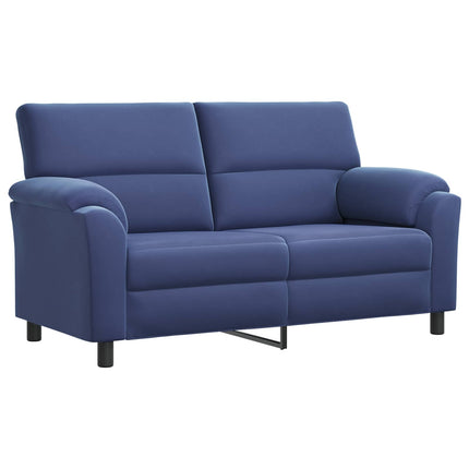 Sofa Sæt 2 pcs Politi blå Fløjl