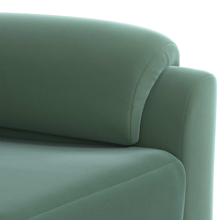 Sofa Sæt 3 pcs Havgrøn Fløjl