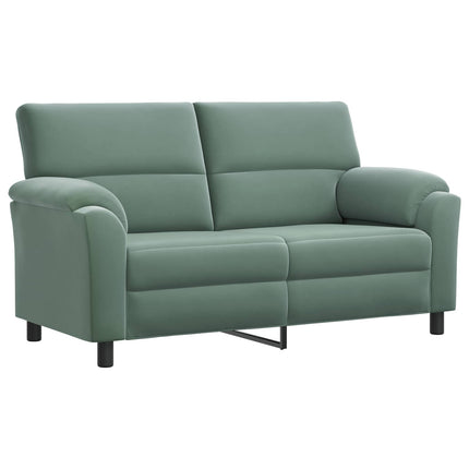 Sofa Sæt 3 pcs Havgrøn Fløjl