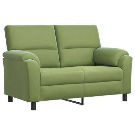 Sofa Sæt 2 pcs Lys grøn Fløjl