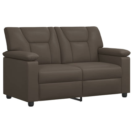 Sofa Sæt 2 pcs Grå Kunstlæder
