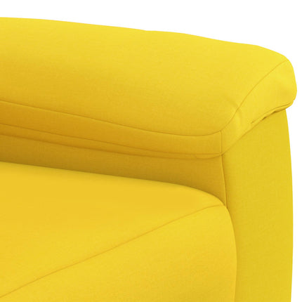 Sofa Sæt 2 pcs Lys Gul Stof