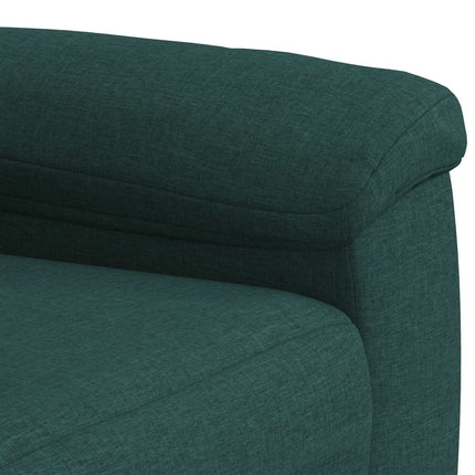 Sofa Sæt 2 pcs Mørkegrøn Stof