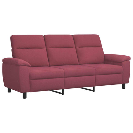 Sofa Sæt 2 pcs Vinrød Stof