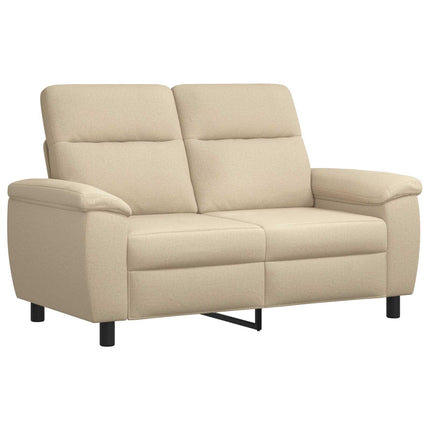 Sofa Sæt 3 pcs Cremefarvet Stof