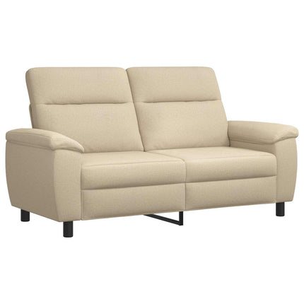 Sofa Sæt 3 pcs Cremefarvet Stof