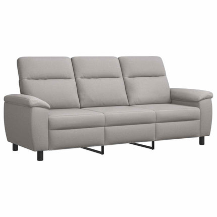 Sofa Sæt 3 pcs Skygrå Stof